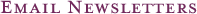 Email newsletters