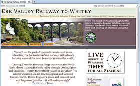 Esk Valley Railway website