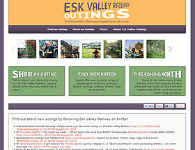 Esk Valley Outings website