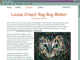 Louisa Creed Ragrugs website