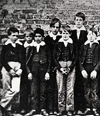 Joseph Rowntree at school, 1848