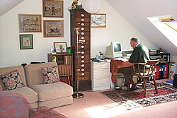 Attic room in bungalow at Hartrigg Oaks