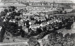Aerial view of New Earswick, 1915