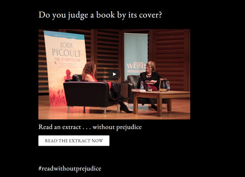 Landing page for Jodi Picoult