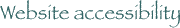 Website accessibility