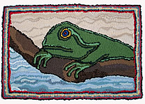 Frog on a log