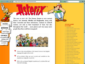 Asterix website
