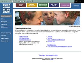 Child Poverty Action Group website