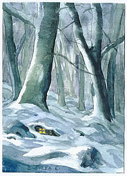 Safe and warm under the snow